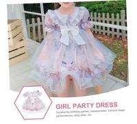 WESIEVYA Robe Fille été Manches Courtes Style Lolita pour Fête et Facile à Porter Printemps