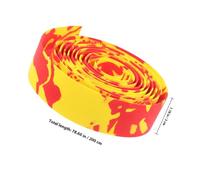 WESIEVYA Ruban Adhésif de Guidon Antidérapant pour Vélo de Route et Vtt Bande de Protection Légère et Flexible Accessoire Vélo pour Absorption des Chocs Rouge et Jaune