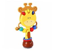 WESIEVYA Shaking Drum Musical Lighting Avec Cup Jouet Éducatif Pour Garçon Fille Hochets Lumineux Amusant Et Sûr Pour Garçon Fille An