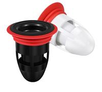 WESIEVYA Siphon de Sol Anti-odeurs en Silicone 2pcs pour Salle de Bain et Garage, Résistance à L'acide, Compatible Trous de 3,7 à 5,2 Cm, Protection les Insectes