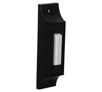 WESIEVYA Sonnette Filaire Rétro Noire avec Bouton Interrupteur Tactile Clair, Performance Stable, Plastique Solide, pour Maisons Anciennes et Portails