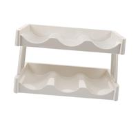 WESIEVYA Support à pour Tasses et Bouteilles Organiseur Empilable de Comptoir pour Cuisine Rangement Multifonctionnel pour Verres Mugs et Bouteilles Organiseur Compact pour Placards
