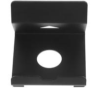 WESIEVYA Support Anti-dérapant Console Jeux Noir en pour de Métal Portable et Résistant aux Chocs, Base Simple et Classique Bureau Valve