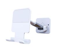 WESIEVYA Support Mural en Silicone Antidérapant Multifonctionnel pour Téléphone Portable Blanc Rotation 360° pour Salle de Bain et Miroir