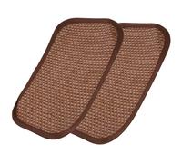 WESIEVYA Tapis Rafraîchissant Couleur Aléatoire pour Lapins, Cochons d'Inde et Hamsters en Gazon Synthétique 2 Pièces, Matériau en Herbe et Rotin, Sûr Odeur pour Petits