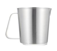 WESIEVYA Tasse à Mesurer en Acier Inoxydable 700ml Polyvalente Cuisine Graduation Précise et Bec Verseur Pratique Argenté