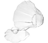 WESIEVYA Tasse à Thé Résistant la Chaleur en Verre Borosilicate Pratique et Décorative Couvercle, Design Chinois Classique pour Cérémonie Thé ou
