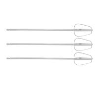 WESIEVYA Tige Allongée pour Batteur à Œufs Électrique 3 Pièces de Rechange en Acier Inoxydable Compatibles Universellement, Accessoires pour Mixer Sauces et Pâtes Réutilisable