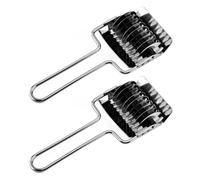 WESIEVYA Trancheuse à Oignons Verts 2pcs en Acier Inoxydable Multi-usage Poignée Antidérapante pour Couper Nouilles et Légumes Cuisine
