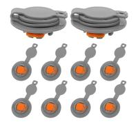 WESIEVYA Valve de Gonflage et Dégonflage Rapide en TPU Étanche pour Coussin de Voyage Compact, Lot de 10 Pièces, Accessoire pour Coussin de Camping et Matelas Gonflables