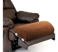 Wesiti Coussin de jambe pour dormir en mousse recouvert de Sherpa - Coussin demi-lune - Coussin multifonction pour repose-jambes inclinables - Pour lit, chaise, canapé, dos - Soutien lombaire - 58,4 x