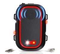 Weskjer Répulsif anti-martres pour voiture, répulsif à ultrasons pour véhicule avec ultrasons et effet anti-accoutumance, trois modes d'alimentation, protection mobile contre les martres, pour voiture