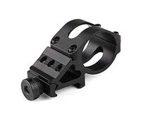 WESLITE Anneau de 1 "25 mm, Côté Décalé à 45 Degrés Montage sur Rail Picatinny pour Lampe Torche Tactique 20mm Picatinny Support de Lunette de Déport de Rail