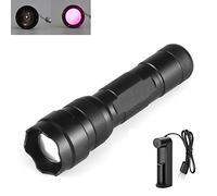 WESLITE IR 940nm Lampe Torche, LED infrarouge Illuminator Lampe de poche Infrarouge Zoomable avec Lentille Convexe pour la Chasse de Vision Nocturne - Utilisé avec un Appareil de Vision Nocturne