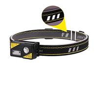 WESLITE Lampe Frontale Rechargeable, Petite Lampes Frontales LED Puissante 500 Lumen avec Rouge, Lumière de Chapeau à Pince Capteur de Mouvement pour Courir la Pêche en Camping