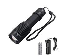 WESLITE Lampe Torche Infrarouge 940nm, 5W Lampe Torche Infrarouge LED Rechargeable pour Chasse, Vision Nocturne Lampe de Poche IR Zoomable Illuminateur IR Utilisé avec un Appareil de Vision Nocturne