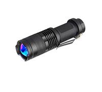 WESLITE Lampe Torche UV 365nm Lampe de Poche Ultraviolette LED Lumière Noire Zoomable pour Détecteur D'argent Vérification des Documents Chasse Scorpions Rock Art Photographie