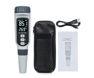 WESLNN PH828+ Testeur De Qualité l'eau Numérique Étanche Haute Précision avec PH-mètre Et Résolution ATC 0,01 for Potable