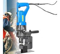 WESSLECO Perforatrice hydraulique électrique 1300 W, 220 V/50 Hz, avec Matrices φ6,5/9/13/17/20,5, pour plaques de Fer, Aluminium et cuivre