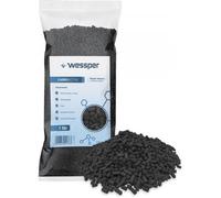 Wessper 1L Granulés De Charbon Actif pour Aquarium/Bassin/Approvisionnement en Eau - Filtre Moyen