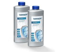 Wessper 2 Pièces Détartrant Liquide Machine à Café 1000 ml | Compatible avec Delonghi, Bosch, Senseo, Nespresso, Dolce Gusto