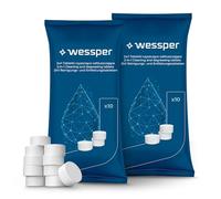 Wessper 20 tablettes de nettoyage pour machines à café et expressos