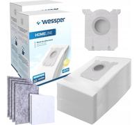 Wessper 24x sacs aspirateur pour AEG VX4, VX6 toutes versions compatibles avec GR201, S-Bag& Swirl PH86 + 6X microfiltres