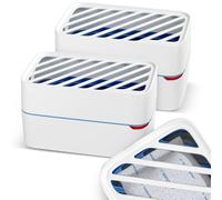 Wessper 2x Déshumidificateur d'air pour la Maison avec indicateur d'usure, 2x e Granulés pour Déshumidificateur 500g, Recharges ultra-absorbantes | Contrôle des moisissures pour pièces de 40 m²