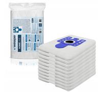 Wessper 9917710 Lot de 10 Sacs d'aspirateur F/J/M pour Miele S8340 S4212 S6240 S6210 S578 S230 S233 S290 S291 S371 S381 S251i S311i S321i S324i S326i S771 Compact C1 C2 Complete C1 S42 S45 S52 S53