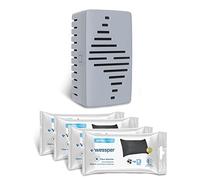 Wessper Absorbeur d’odeurs Fresh Fridge pour réfrigérateur avec cartouche remplaçable, neutralise les mauvaises odeurs, avec charbon actif, très efficace, durée de fonctionnement 6 mois, 4pièces