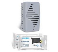 Wessper Absorbeur d’odeurs Fresh Fridge pour réfrigérateur avec cartouche remplaçable, neutralise les mauvaises odeurs, avec charbon actif, très efficace, durée de fonctionnement 6 mois, 2 pièces