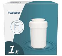 Wessper® Aqua Crystalline remplacement de filtre d'eau de réfrigérateur pour General Electric GE Smartwater: MWF GE MWF MWFA MWFAP MWFDS MWF-INT MWFP GWF GWF01 GWF06 GWFA GWFDS 53-WF-07GE WF07 101057A