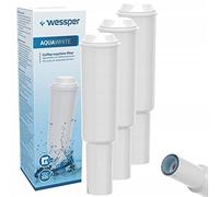 Wessper Aqua White Lot de 3 filtres à eau pour Nespresso N9, F5, F70, C5, C9 - Lot de 3 pièces de rechange pour Capresso E8, S9 - Impressa One Touch - Avantagre S70, S85, S9