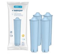 Wessper AquaBlue Filtre à Eau pour Jura Impressa GIGA J ENA 4 Pièces