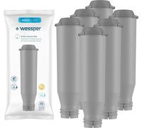 Wessper AquaClaro filtre à eau compatible avec Krups, convient à de nombreux modèles de Krups, Siemens, Bosch, AEG, Tefal, Neff, Gaggenau (pack de 6)