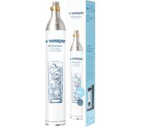 Wessper AquaFrizz Cartouche/cylindre pour saturateurWessper S1 Sodamaker Cartouche de CO2 pour bouteilles à vis de 60l Saturateur Cylindre de réserve
