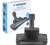 Wessper Buse turbo universelle avec brosses rotatives Remplacement pour AEG Bosch Siemens Miele Aspirateur 30-37mm Tube d'aspiration