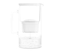 Wessper D2 Borosilicate filtre à eau 3,3 litres avec filtre AquaMax en blanc