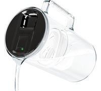 Wessper Carafe filtrante en verre 3 L avec indicateur manuel d'usure du filtre, Compatible avec Brita Maxtra, Maxtra +, | + Cartouche