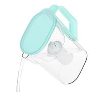 Wessper Carafe Filtrante pour réfrigérateur avec filtre à eau 2,7 L, sans BPA, Pichet avec Cartouche de Filtration d'eau, Compatible avec les Filtres Brita Classic - Menthe