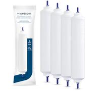 Wessper Cartouche Filtre à Eau Externe pour Réfrigérateurs Samsung LG Daewoo Rangemaster Beko Haier DA29-10105J, HAFEX/EXP, HAFEX EXP 5231JA2010B, 5231JA2010C, USC100, DA2010CB, BL9808 - Lot de 4