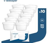 Wessper Cartouches filtre à eau 10 pièces | Remplacement pour Dafi Unimax Aquaphor A5 BRITA Maxtra+ PHILIPS AWP212/10 Cartouche filtre à eau