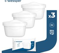 Wessper Cartouches filtre à eau 3 pièces | Remplacement pour Dafi Unimax Aquaphor A5 BRITA Maxtra+ PHILIPS AWP212/10 Cartouche filtre à eau