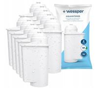 Wessper Cartouches Filtre à Eau pour Machine à Café, Compatibles avec Machines à Café Automatiques Siemens EQ EQ6 Series Plus S700 TZ70003, Bosch TCZ7003 - Lot de 10