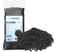 Wessper Charbon actif granulé 1L | Charbon pour la filtration dans les aquariums ou les filtres de bassin, granulés très purs pour la purification de l'air, pour le traitement de l'eau