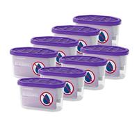 Wessper Déshumidificateur d'air pour Maison, Absorbeur d’humidité à granulés 400 ml, pour Chambre jusqu’à 9 m², Réduit l’humidité et la moisissure - lot de 8