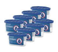 Wessper Déshumidificateur d'air pour Maison, Absorbeur d’humidité à granulés 400 ml, pour Chambre jusqu’à 9 m², Réduit l’humidité et la moisissure - lot de 8