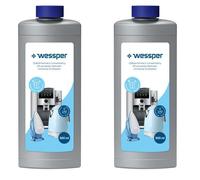 Wessper Détartrant Liquide Machine à Café 2x 500ml - Compatible avec Delonghi Bosch Senseo Nespresso Dolce Gusto Saeco Philips