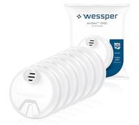 Wessper Disque Filtrant à eau pour Bouteille, Cartouche Compatible avec Wessper Activemax Triline 0,5 litre et ION8 0,7 l, 1 l, 1,2 Litre, Filtre a Charbon eau - 6 pièces