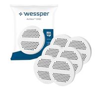 Wessper Disque Filtre eau, Filtrante pour Carafe d'eau et Bouteille eau, Remplacement du Brita MicroDisc, Compatible avec les Carafe Filtrante et Bouteille Brita - 6 pièces